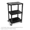 Luxor Molded Plastic, 300 lbs / 100lbs per shelf; 300 lbs (100 lbs per shelf) Load Capacity, 42.5 in L UCPL1 - alternate 3